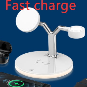 3-in-1 Magnetic Wireless Charger – 15W Fast Charging for Apple Magsafe