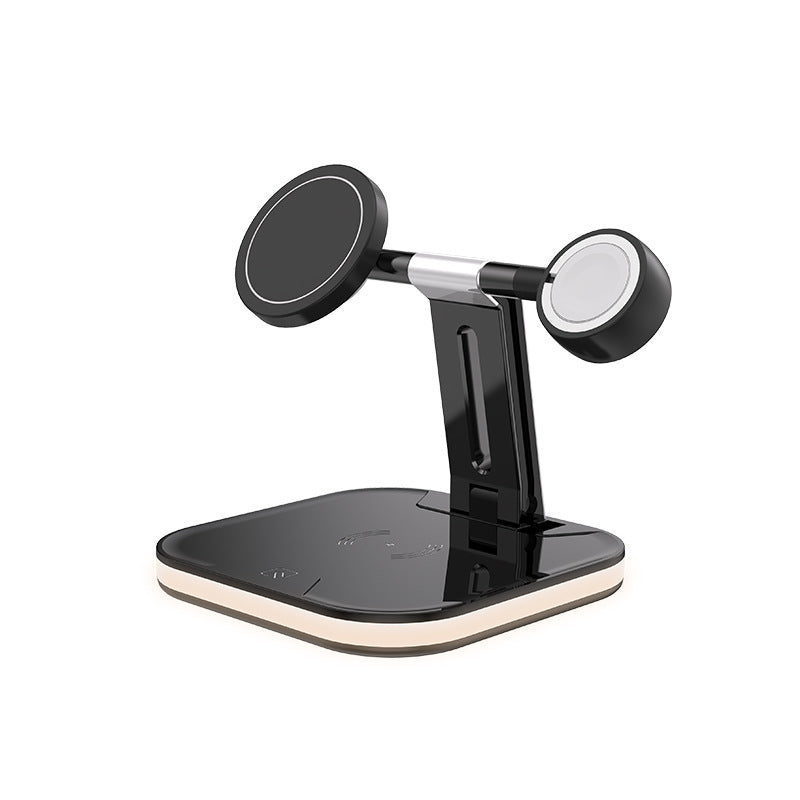 3-in-1 Magnetic Wireless Charger – 15W Fast Charging for Apple Magsafe