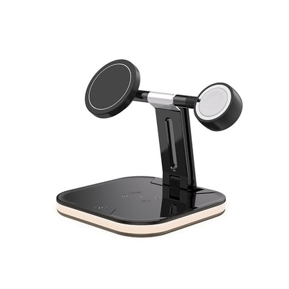 3-in-1 Magnetic Wireless Charger – 15W Fast Charging for Apple Magsafe