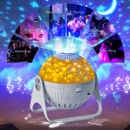 Galaxy Projector – Starry Sky Night Light for Bedroom & Bedside