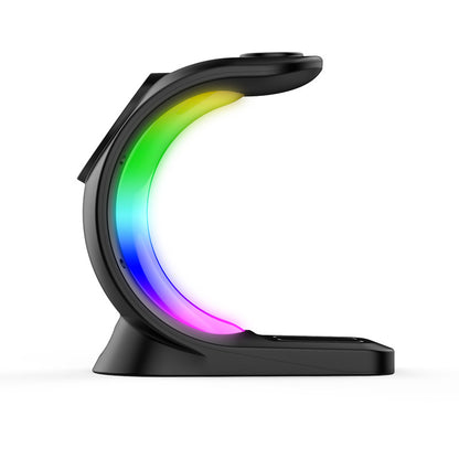 4-in-1 Magnetic Wireless Charger – Fast Charging Station with Ambient Light