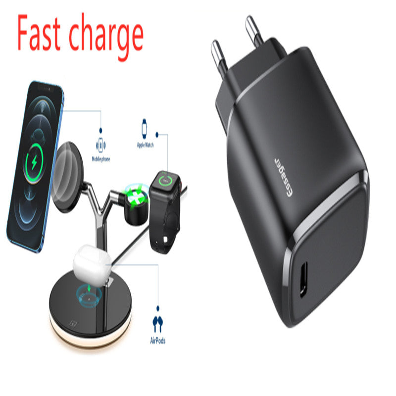 3-in-1 Magnetic Wireless Charger – 15W Fast Charging for Apple Magsafe