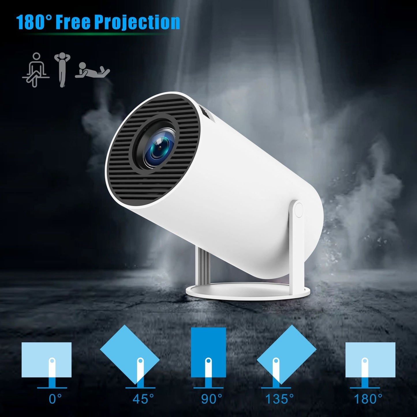 Projecteur home cinéma portable HY300 Pro Mini