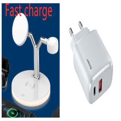 3-in-1 Magnetic Wireless Charger – 15W Fast Charging for Apple Magsafe