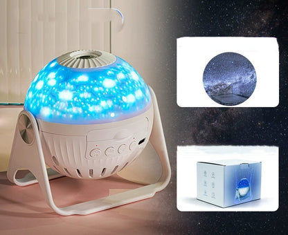 Galaxy Projector – Starry Sky Night Light for Bedroom & Bedside