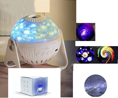 Galaxy Projector – Starry Sky Night Light for Bedroom & Bedside