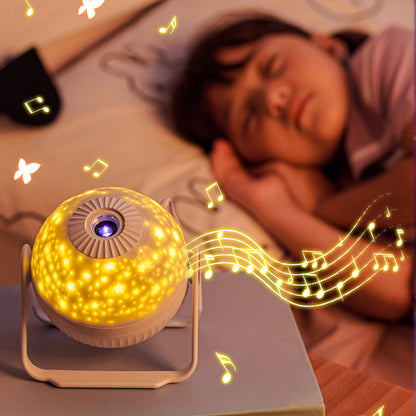 Galaxy Projector – Starry Sky Night Light for Bedroom & Bedside
