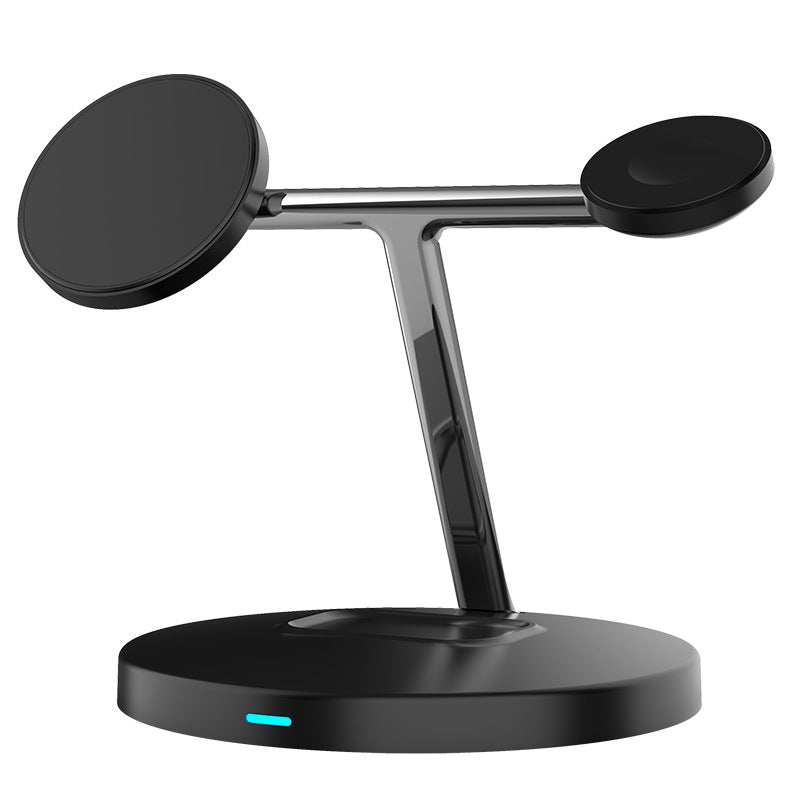 3-in-1 Magnetic Wireless Charger – 15W Fast Charging for Apple Magsafe