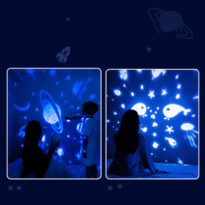 Projecteur d'étoiles galactiques – Veilleuse ciel étoilé, lampe d'astronaute