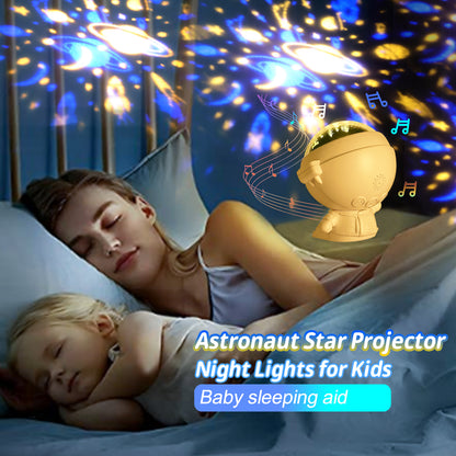 Projecteur d'étoiles galactiques – Veilleuse ciel étoilé, lampe d'astronaute